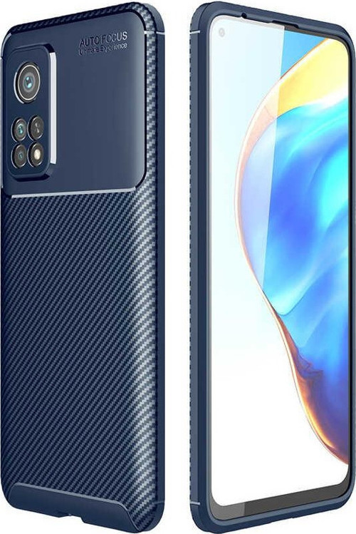 Xiaomi Mi 10T Pro 5G Kılıf Darbe Emici Uzun Ömürlü Parmak İzi Yapmaz Karbon Tasarım Negro Kılıf