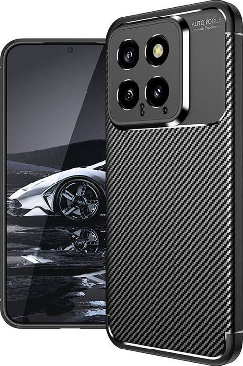 Xiaomi Mi 14 Kılıf Darbe Emici Uzun Ömürlü Parmak İzi Yapmaz Karbon Tasarım Negro Kılıf