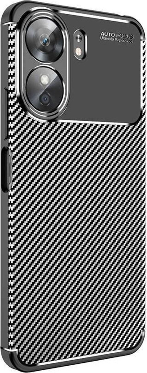 Xiaomi Poco C65 Kılıf Darbe Emici Uzun Ömürlü Parmak İzi Yapmaz Karbon Tasarım Negro Kılıf