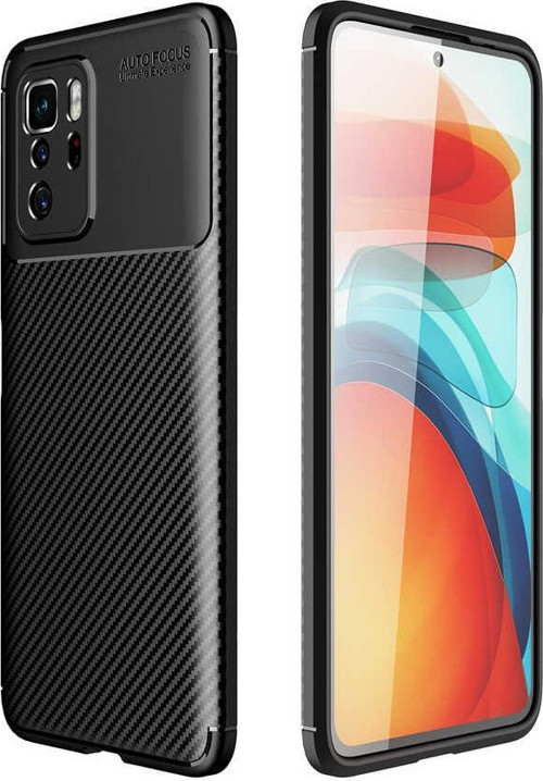 Xiaomi Poco X3 GT Kılıf Darbe Emici Uzun Ömürlü Parmak İzi Yapmaz Karbon Tasarım Negro Kılıf