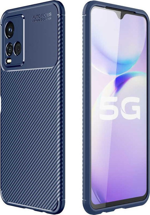 Vivo Y32 Kılıf Darbe Emici Uzun Ömürlü Parmak İzi Yapmaz Karbon Tasarım Negro Kılıf