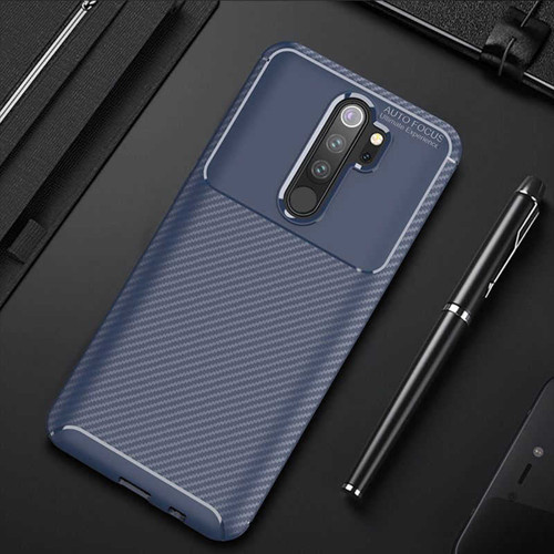 Xiaomi Redmi Note 8 Pro Kılıf Darbe Emici Uzun Ömürlü Parmak İzi Yapmaz Karbon Tasarım Negro Kılıf