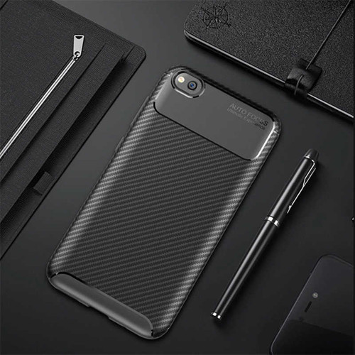 Xiaomi Redmi Go Kılıf Darbe Emici Uzun Ömürlü Parmak İzi Yapmaz Karbon Tasarım Negro Kılıf