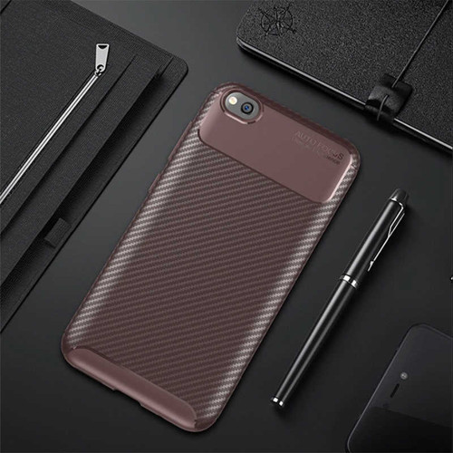 Xiaomi Redmi Go Kılıf Darbe Emici Uzun Ömürlü Parmak İzi Yapmaz Karbon Tasarım Negro Kılıf