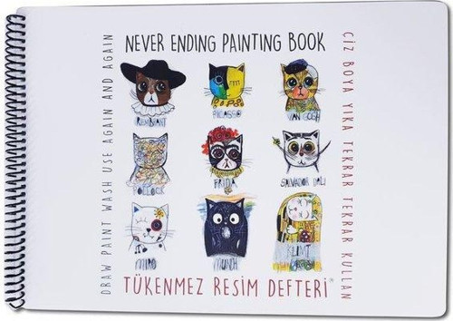 No 1 Ressam Kediler Tükenmez Resim Defteri