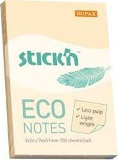 NotKğt. Stickn 76X51 Eco Notes Patel Sarı 100Yp