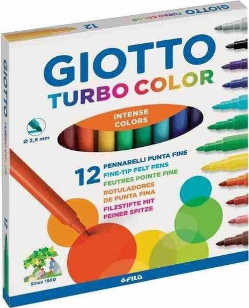Turbo Color Keçeli Kalem 12 Renk (416000)
