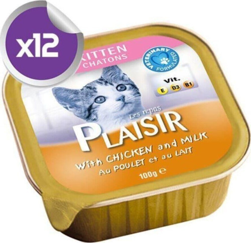 Pate Kitten Tavuklu Yavru Kedi Konservesi 100 Gr X12 Adet
