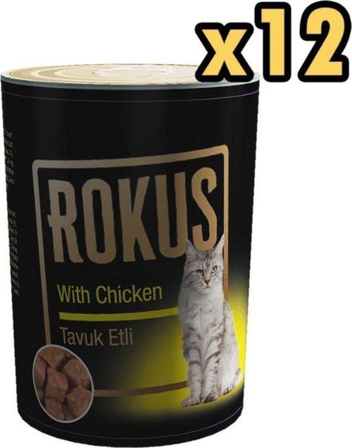 Tavuklu Yetişkin Kedi Konserve 410 Gr X 12 Adet