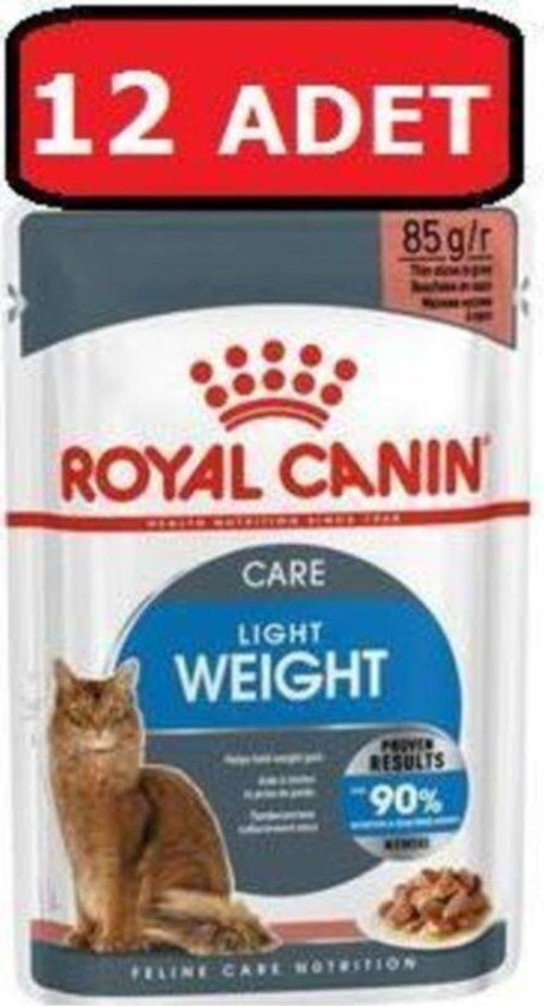 Light Weight Care Gravy Adult 85 gr X 12 Adet Yaş Kedi Maması Pounç