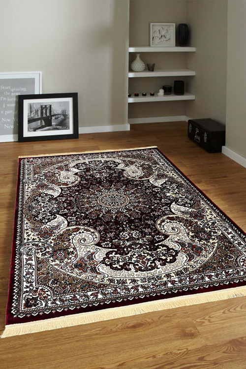 4m2 - 6m2 Modern Kalın Sık Dokuma Salon Ve Oturma Odası Halısı Yumuşak Doku Antialerjik RedRed