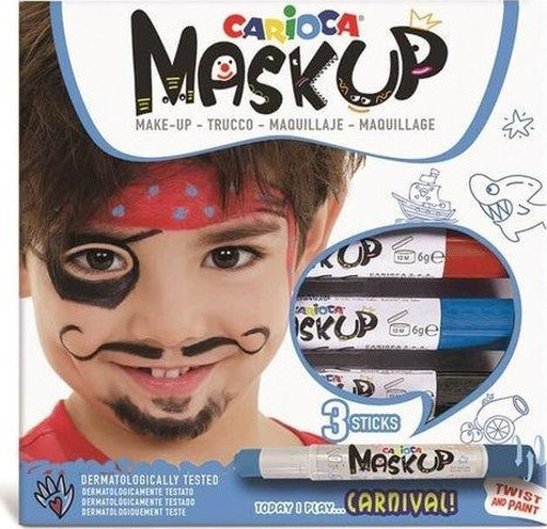 Mask Up Karnaval 3 Renk Yüz Boyası