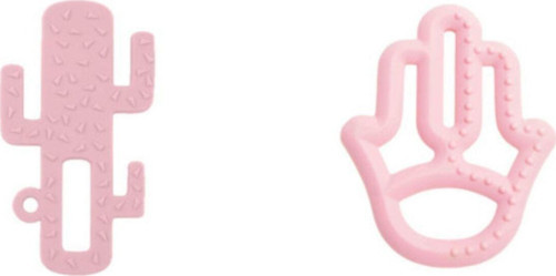 Kaktüs + Annenin Eli Diş Kaşıyıcı Set Pembe Pebe Tek Ebat
