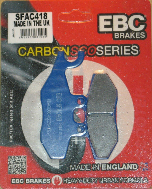 Sfac418 2007-2010 Piaggio X Evo 250 Uyumlu Arka Fren Balatası Karbon Balata