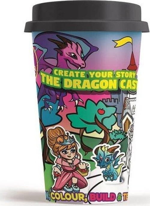 Art In A Cup Hikayeni Yarat Ejderha Şatosu Tasarım Seti