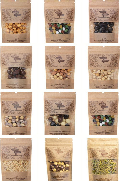 Karışık Kuruyemiş / Draje Paketi - 990 G 12 Paket