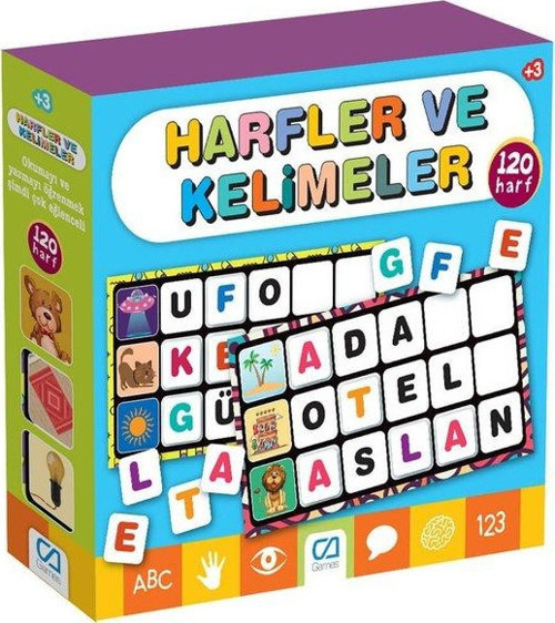 Harfler Ve Kelimeler Eğitici Oyun