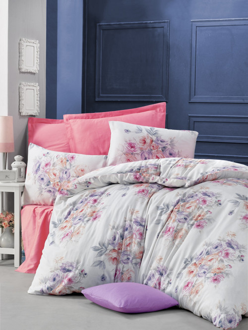 Çift Kişilik Exclusive Deluxe Saten Nevresim Takımı (Glamour)