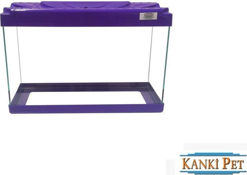 Kp3018 Mini Akvaryum Mor 30 CM