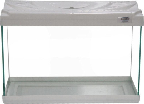 KP3018 Renkli Kapak Mini Akvaryum Beyaz