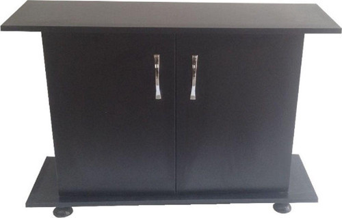 80 Cm Mdf Akvaryum Siyah Düz Sehpa 80X28X67 Cm