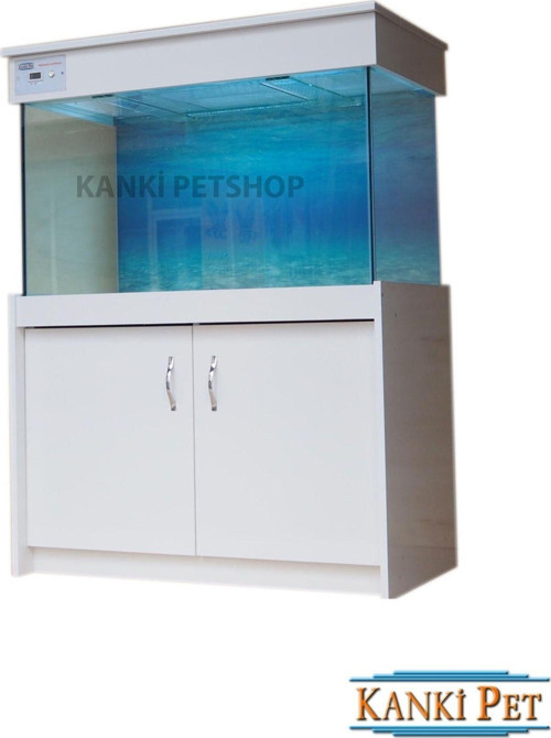 Mobilyalı lüks led aydınlatmalı 100 x 50 x 60 cm (300 Litre)