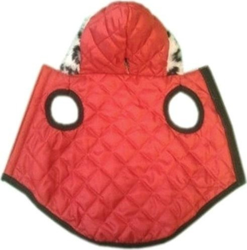 Kedi Köpek Montu Kapüşonlu 24*18 cm Kırmızı XXXSmall No:1