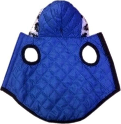 Kedi Köpek Montu Kapüşonlu 29*21 cm Mavi XXSmall No:2