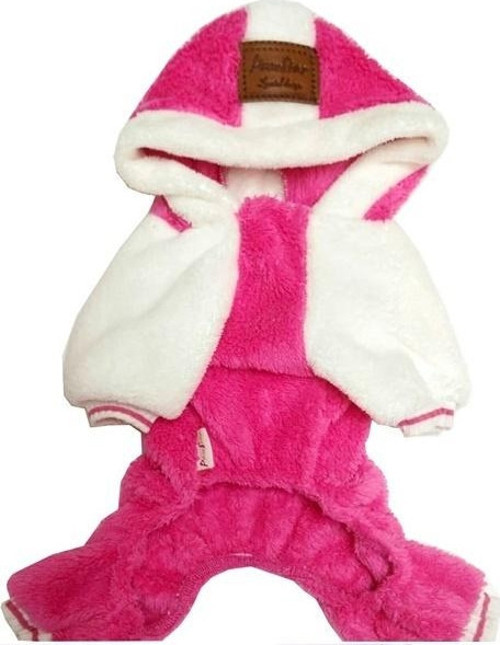 Köpek Kıyafeti Esnek Polar ve kapüşonlu 26*45 cm Medium