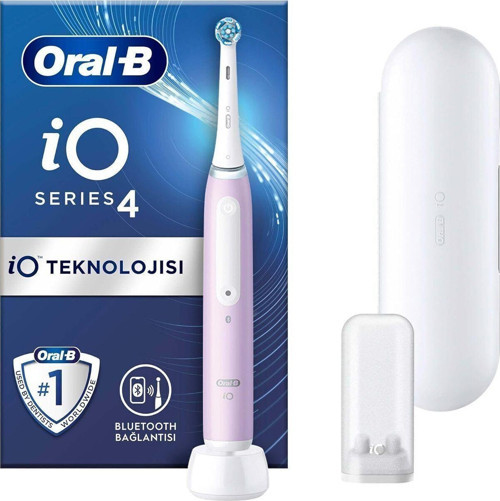 iO4 Şarjlı Diş Fırçası Lavanta Yeni Desen 440583