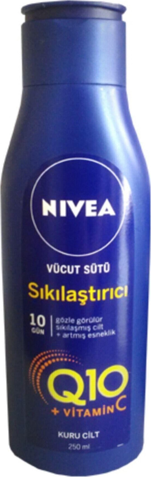 Q10 Vücut Sütü Sıkılaştırıcı 250 Ml Kuru Ciltler Mavi