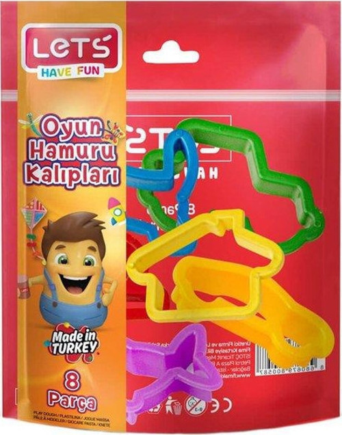 8 Parça Oyun Hamuru Kalıpları L8411