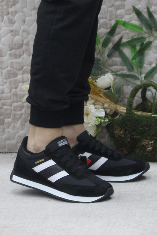 101 24985 Siyah Beyaz Ürün Erkek Sneaker Ayakkabı