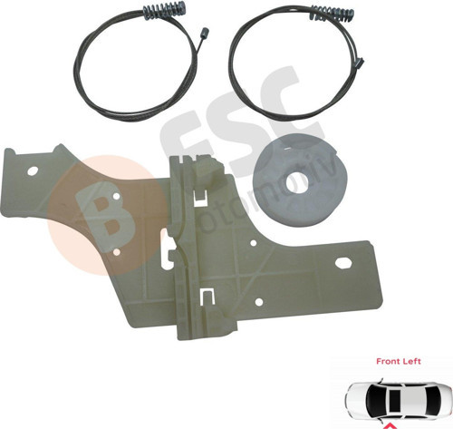 Peugeot 508 MK1 W23 8D 8E 2010-2018 4/5 Kapı 9221GY İçin Elektrikli Ön Sol Cam Kriko Tamir Seti