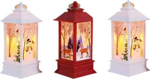 Yılbaşı Fener Led Işık 5x5x13cm