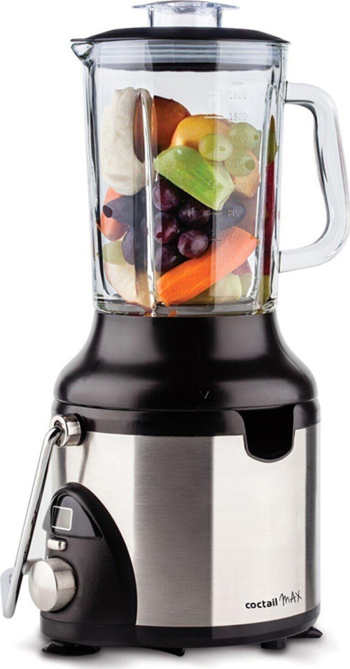 Coctail Max 1000watt Paslanmaz Çelik Katı Meyve Sıkacağı & Blender