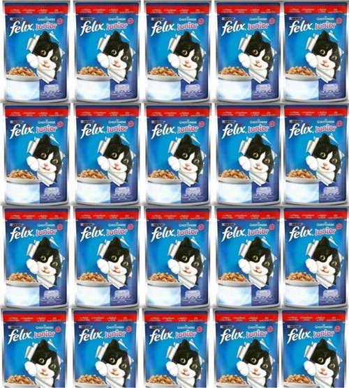 Junior Sığır Etli Yavru Kedi Pouch Mama 20 Adet 85 gr