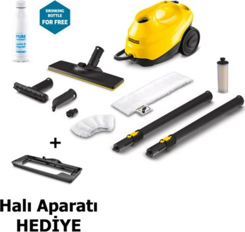 SC 3 Easyfix Özel Su Şişeli Buharlı Temizlik Makinesi + Halı Aparatı Hediye