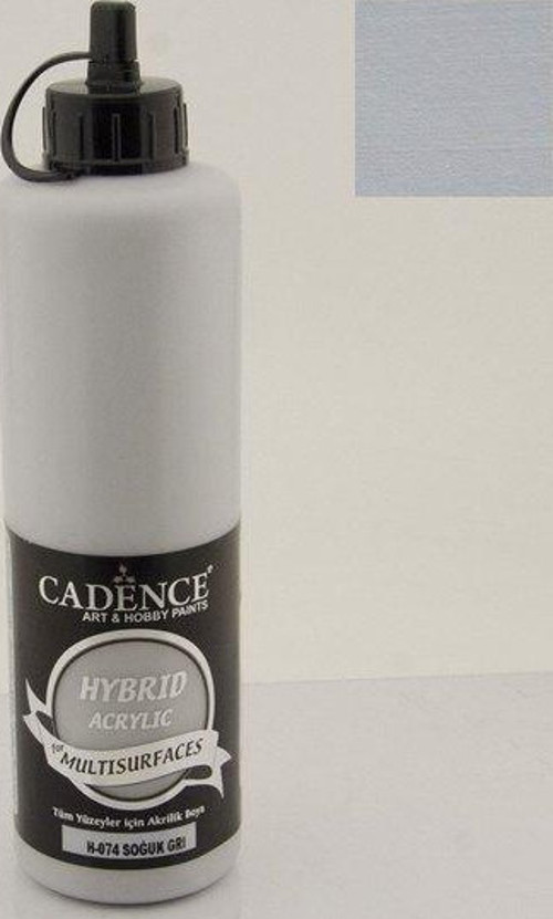 Hybrid Akrilik Multisurfaces H-074 Soğuk Gri 500Ml