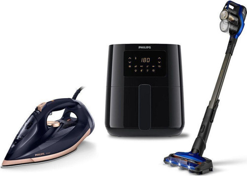 Çeyiz Seti ( Xc8049/01 Dikey Süpürfe, Gc4909/60 Buharlı Ütü, Hd9252/90 Airfryer )