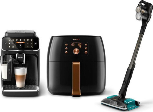 Çeyiz Seti ( Xc8349/01 Dikey Süpürge, Ep4341/50 Espresso Makinesi, Hd9867/90 Airfryer )