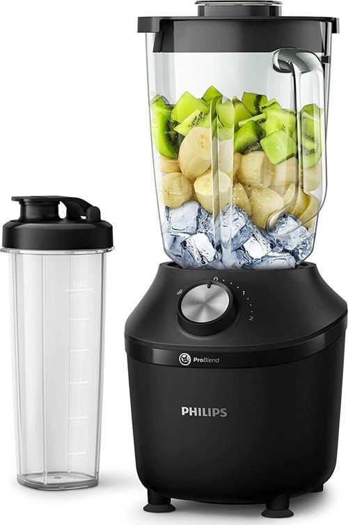 Blender, 2 L Kapasite, Kullanılabilir 2 Hız Ve Darbe Ayarı, 600w, Siyah , Buz Kırma ,vpclp1dsb