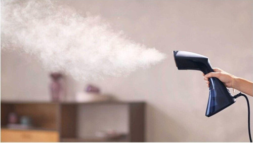 Buharlı Düzleştirici 1600 w Dikey Ütüleme Lacivert HRKPLUS