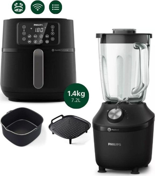 HD9285/96 5000 Serisi XXL Airfryer ve Hr2291/41 3000 Series Blender Seti