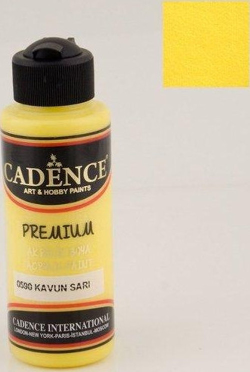 Premium Akrilik Boya 0755 Limon Sarı 120Ml