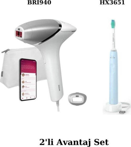 Lumea Prestige Brı940/00 Ipl Lazer Epilasyon + Hx3651/12 2100 Şarjlı Diş Fırçası