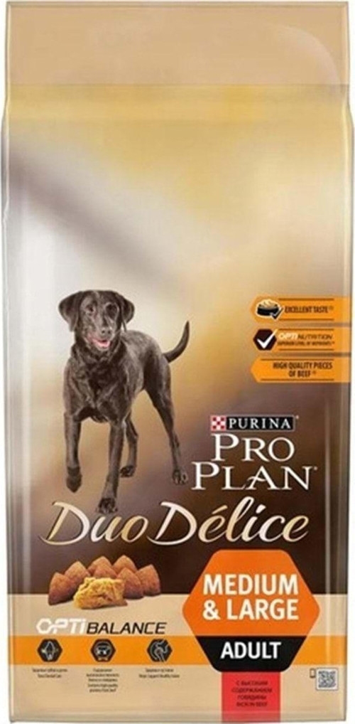 Duo Delice Biftekli Orta Ve Büyük Irk Yetişkin Köpek Maması 10kg