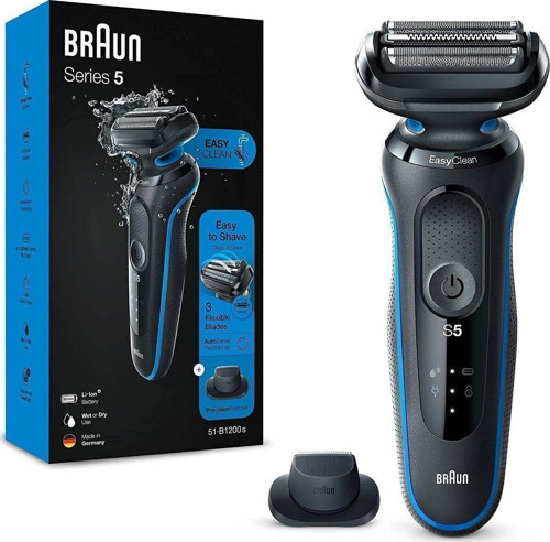 Easyclick 5 Serisi Erkek Tıraş Makinesi, Easyclean, Islak ve Kuru, Şarj Edilebilir ve Kablosuz, 5