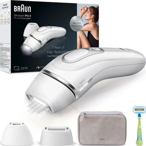 IPL Silk Expert Pro 3, Evde Tüy Alma,Çanta,Venus Tıraş Makinesi,2 Başlık Epilasyon Cihazı