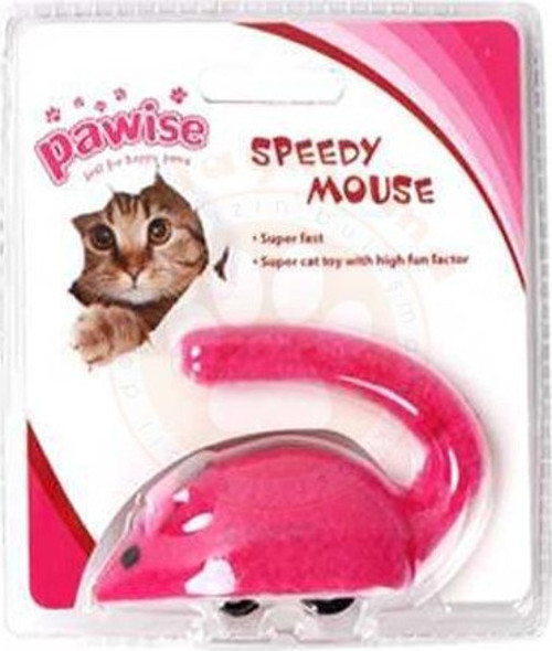Kurmalı Fare Kedi Oyuncağı Pembe 8 cm